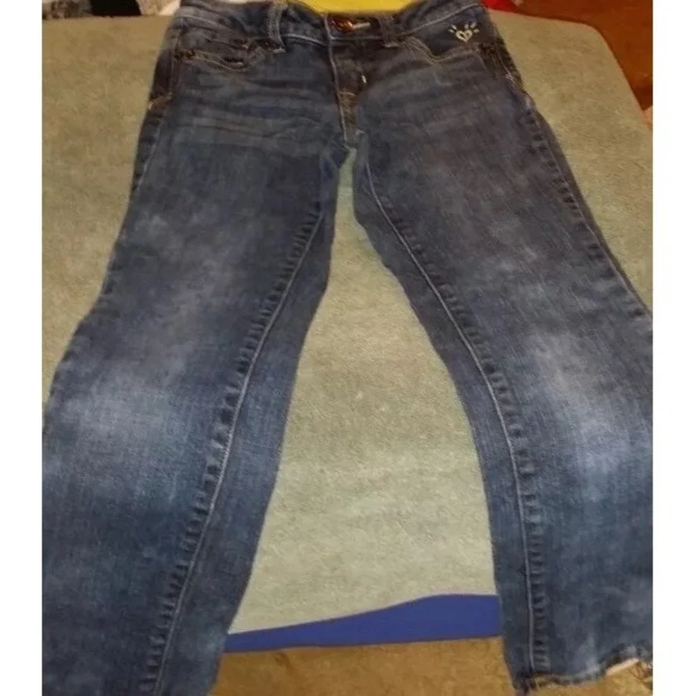 Justice Jeans Distressed Jeans Excellent girls sz 10S Girls‎
